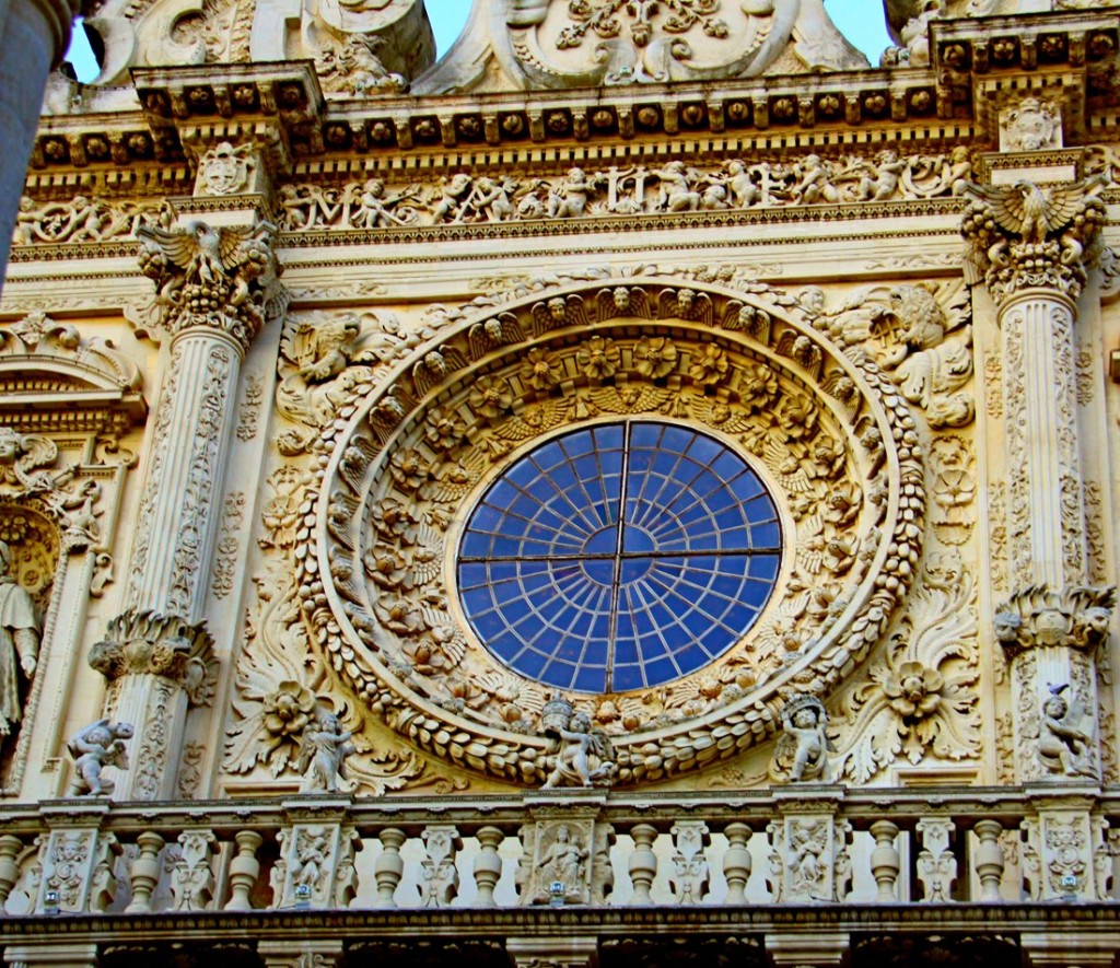 Lecce: Rosone della Basilica di Santa Croce
