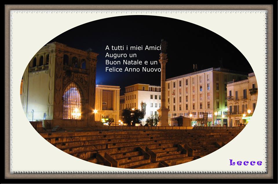 LECCE-AUGURI BUON NATALE