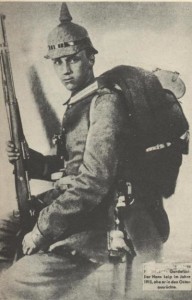 L'autore della poesia "Lili Marleen" Hans Leip - Foto realizzata nel corso della prima guerra mondiale, nel 1915
