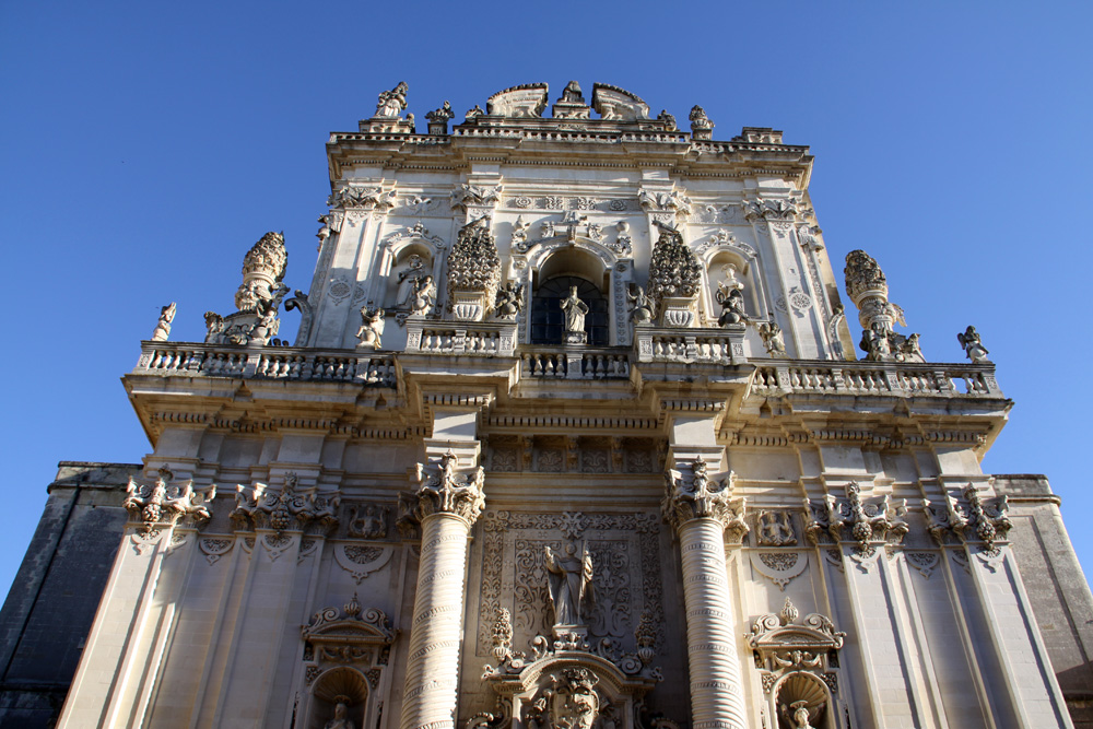 Facciata della Basilica del Rosario - Lecce