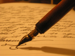 Penna con pennino vecchio