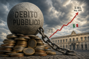 Il debito pubblico in incremento