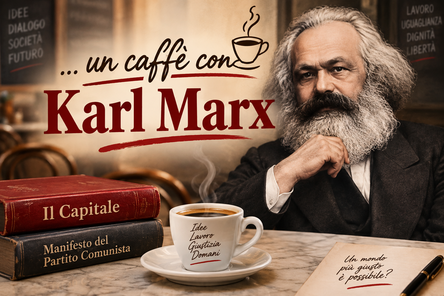 un caffè con Karl Marx